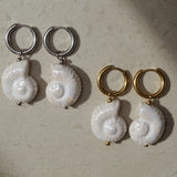 Ocean Spiral Earrings