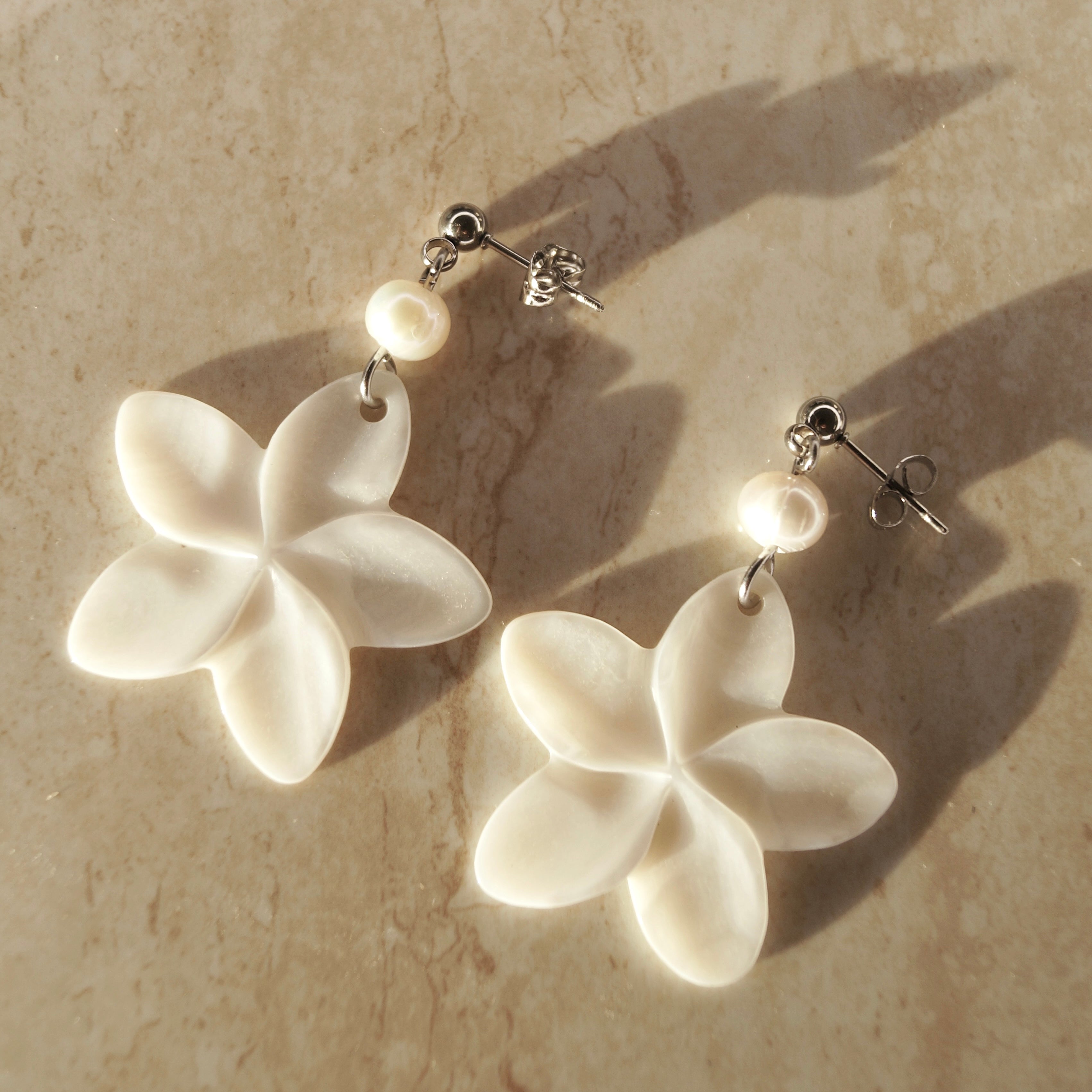 Flower Shell Earrings