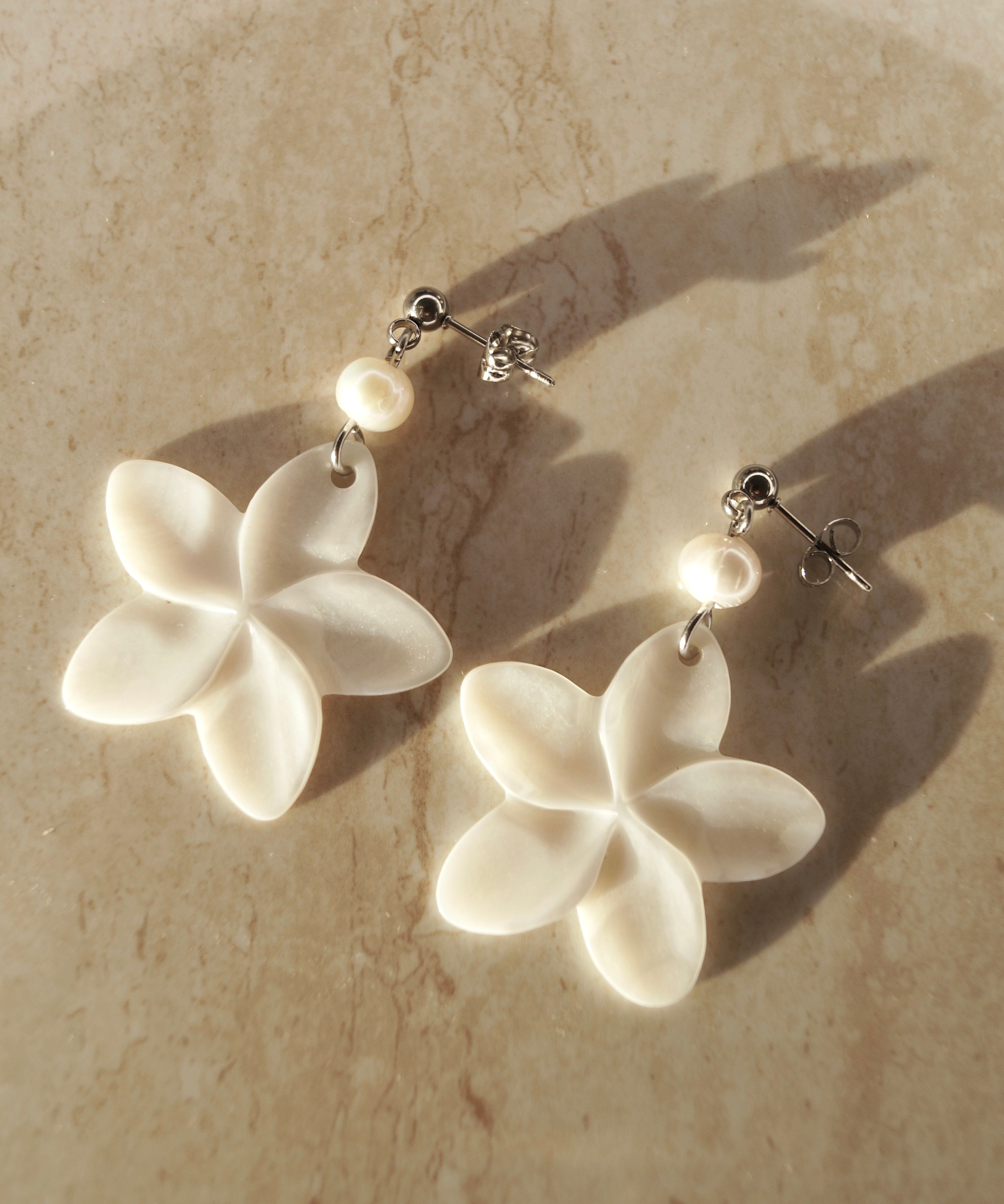 Flower Shell Earrings