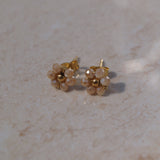 Facet Flower Studs