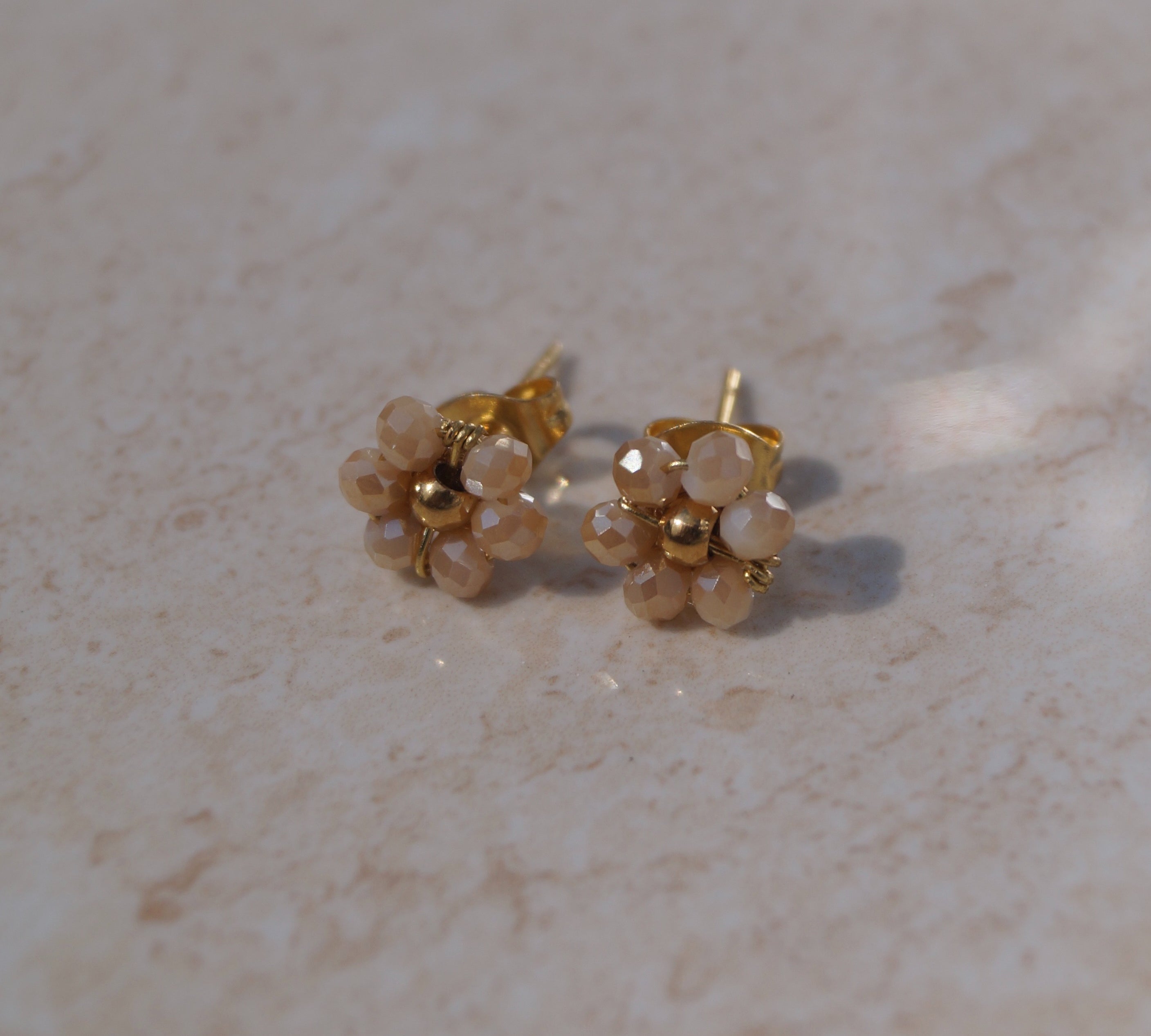 Facet Flower Studs