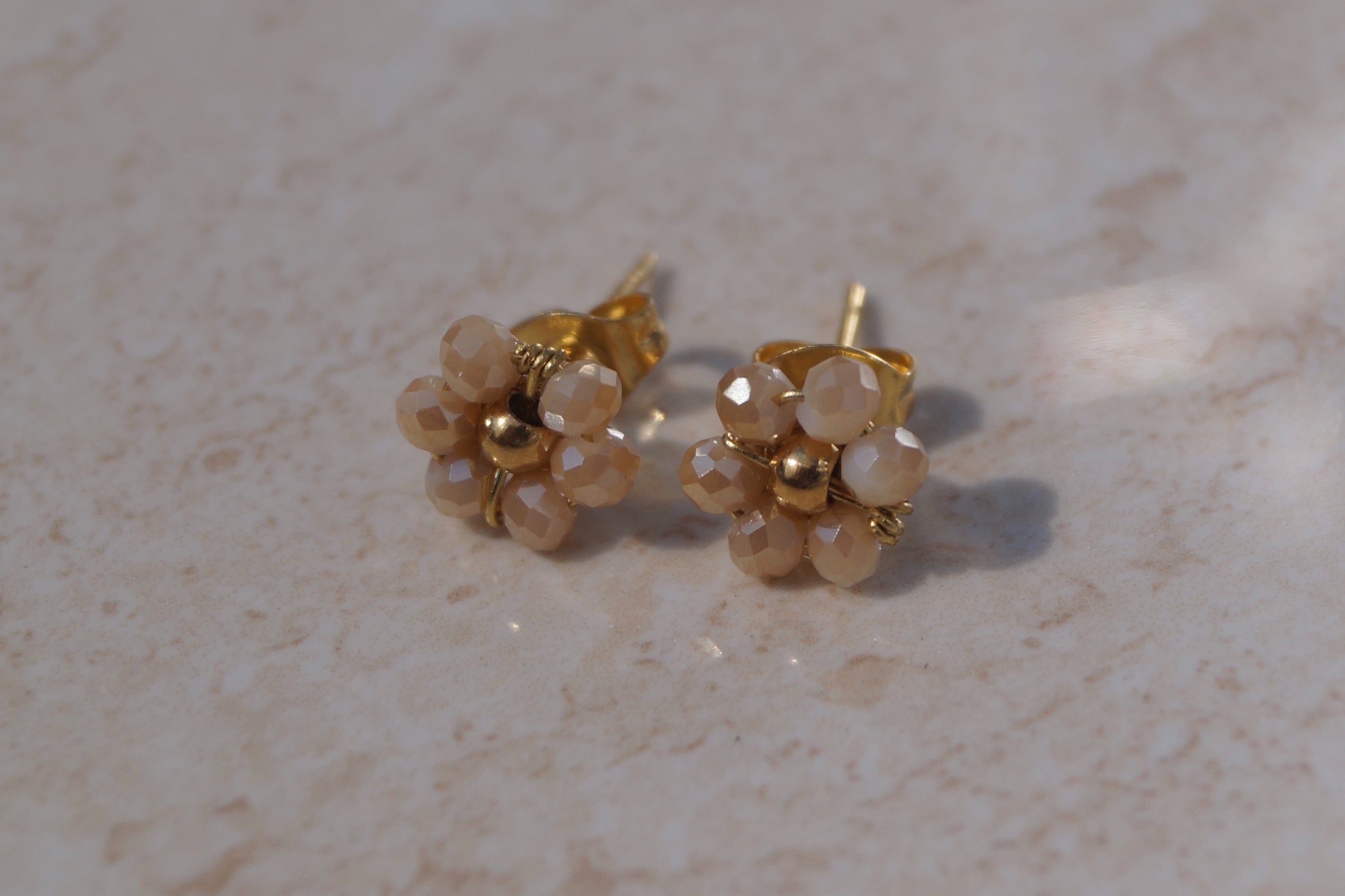 Facet Flower Studs