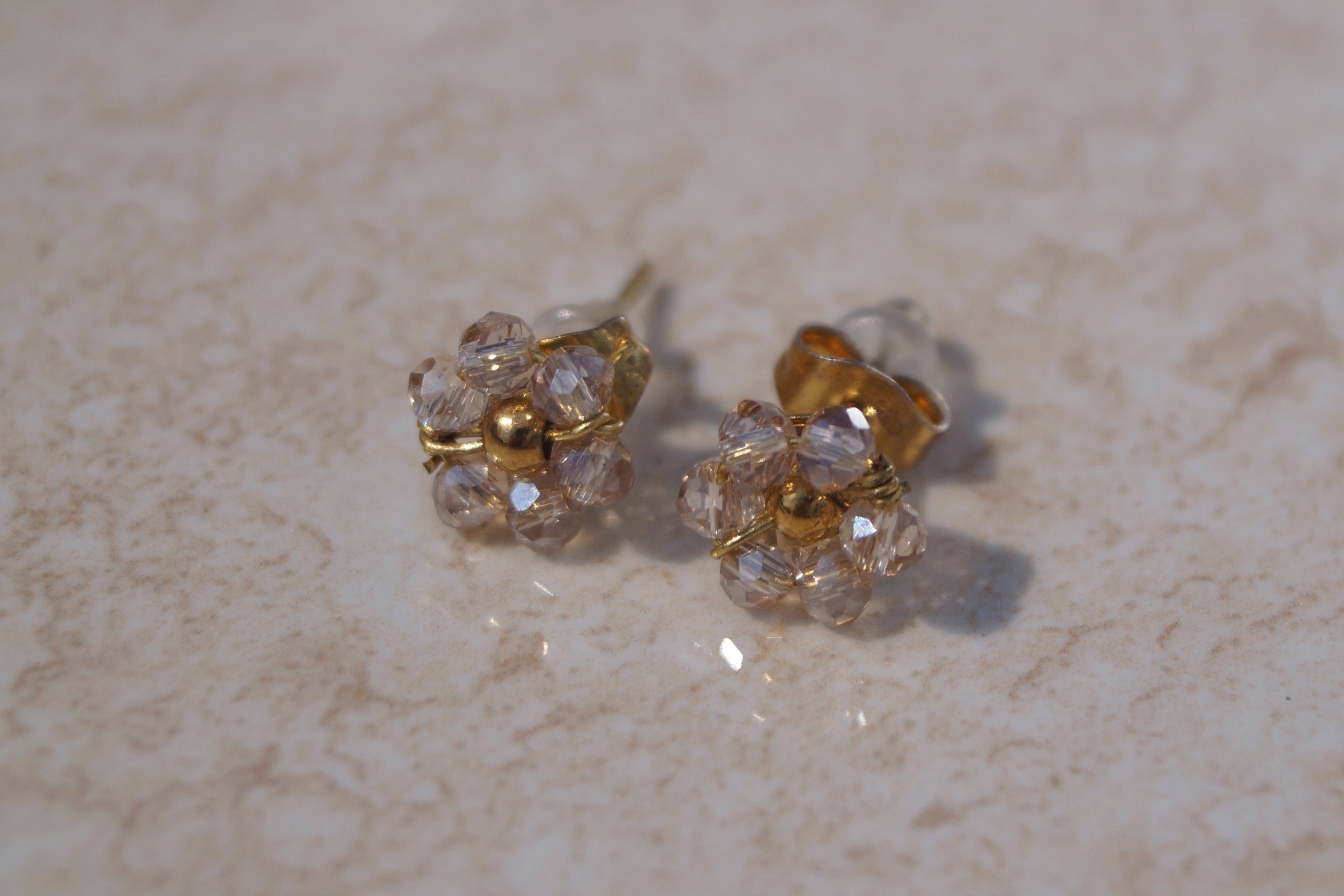 Facet Flower Studs