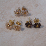Facet Flower Studs
