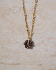 Facet Flower Necklace