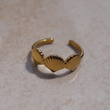 Triple Shell Ring