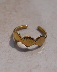 Triple Shell Ring