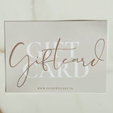 ISSY Giftcard, Sieradenmerk giftcard, Cadeaubon sieradenmerk, Sieradencadeaukaart, Juwelenmerk geschenkbon, Giftcard voor sieraden