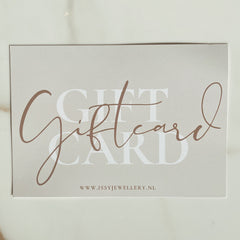 ISSY Giftcard, Sieradenmerk giftcard, Cadeaubon sieradenmerk, Sieradencadeaukaart, Juwelenmerk geschenkbon, Giftcard voor sieraden