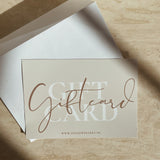 Sieradenwinkel cadeaubon, Sieraad presentatiekaart, Juwelier giftcard, Cadeaukaart voor sieraden, Sieraden tegoedbon